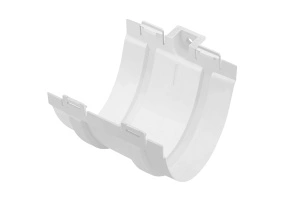 Муфта желоба, ПВХ, серия Стандарт, цвет Белый