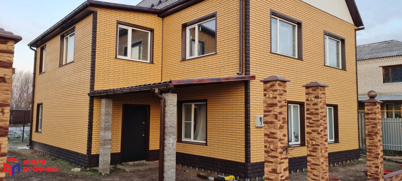 ПАНЕЛЬ КИРПИЧ КЛИНКЕРНЫЙ, ЦВЕТ ЖЕЛТЫЙ