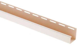 Планка "J - trim" белая Т-15 - 3,00м "BH"