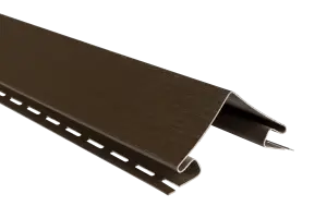 Планка "наружный угол" орех тёмный Т-12 - 3,00м "ВН"