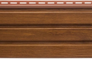 Планка "софит" дуб золотистый Т-19 - 3м.