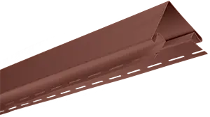 Планка "наружный угол", 3м, цвет Красно-коричневый