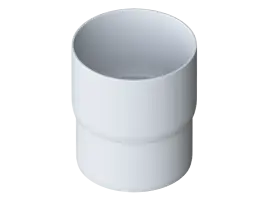 Муфта трубы, ПВХ, серия Элит, цвет Белый