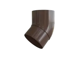 Колено трубы 45°, ПВХ, серия Элит, цвет Коричневый