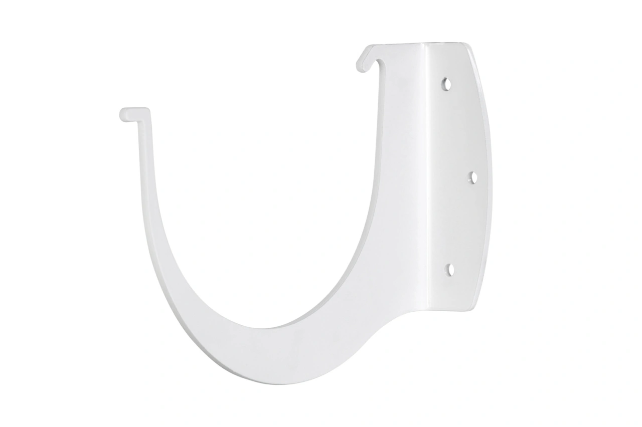 Кронштейн желоба малый, Металл, серия Элит, цвет Белый