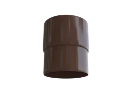 Муфта трубы, ПВХ, серия Элит, цвет Коричневый