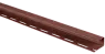 Планка "J - trim" Красно-коричневая Т-15 - 3,00м (А)