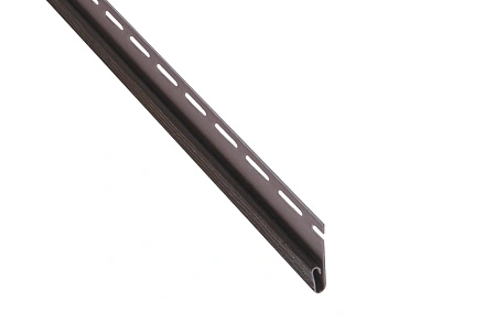 Планка "финишная" коричневая Т-14  -  3,00м